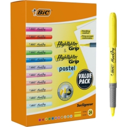 Bild zu 24er Pack BIC Highlighter Textmarker inkl. Pasteltöne für 12,25€ (VG: 17,99€)