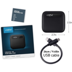 Bild zu Crucial portable X6 – 4TB externe USB-C SSD, bis zu 800MB/s für 184,87€ (VG: 213,61€)
