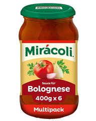 Bild zu MIRÁCOLI Pasta Sauce für Bolognese, 6 Gläser (6 x 400g) für 9,34€ (Vergleich: 14,94€)