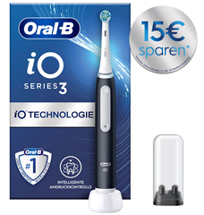 Bild zu Oral-B iO Series 3 Matt Black Elektrische Zahnbürste für 53,99€ (Vergleich: 65,99€) + 15€ Cashback
