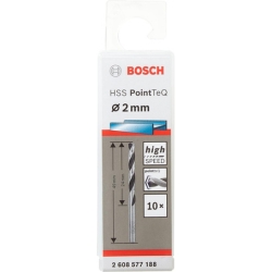 Bild zu 10er Pack Bosch Professional 10 Stück HSS Spiralbohrer PointTeQ (2 x 24 x 49mm) für 2,99€ (VG: 5,73€)