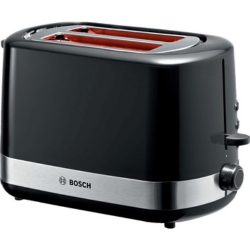 Bild zu Bosch Kompakt Toaster TAT6A513, Schwarz / Edelstahl für 29,99€ (VG: 42,98€)