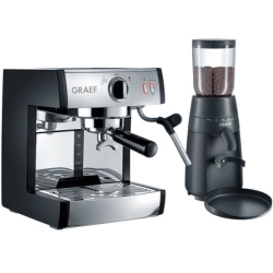 Bild zu Graef ES702 Siebträger-Espressomaschine + CM 702 Kaffeemühle für 188,05€ (VG: 249€)