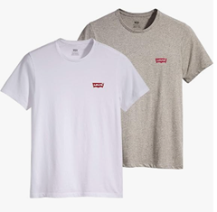 Bild zu Doppelpack Levi’s Herren Crewneck Graphic T-Shirt für 20€ (Vergleich: 30,12€)