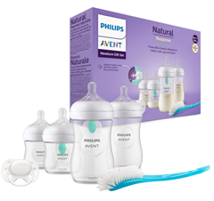Bild zu Philips Avent Babyflaschen Geschenkset mit AirFree Ventil für Neugeborene (4 Babyflaschen, ultra soft Schnuller und Flaschenbürste) für 24,99€ (Vergleich: 32,98€)