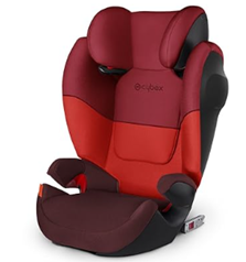 Bild zu Cybex Silver Solution M-fix SL Autositz Gruppe 2/3 (15-36 kg), mit Isofix, Rumba Red für 89,99€ (Vergleich: 120,75€)