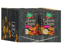 Bild zu 12er Pack funny-frisch Linsen Chips Sweet Chili für 14,89€ (Vergleich: 23,88€)