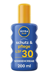 Bild zu NIVEA SUN Schutz & Pflege Sonnenspray LSF 30 (200 ml) für 5,76€ (Vergleich: 8,45€)