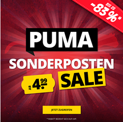 Bild zu Sportspar: Großer Puma Sonderposten Sale mit Artikeln ab 4,99€