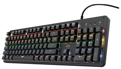 Bild zu Trust Mechanische Gaming Tastatur GXT 863 Mazz für 19,99€ (Vergleich: 37,99€)