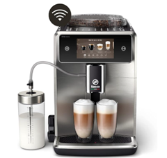 Bild zu Kaffeevollautomat Saeco SM8785/00 Xelsis Deluxe für 799€ (Vergleich: 979,99€)