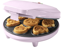 Bild zu Bestron Waffeleisen für Mini-Cookies-Maker in Tiermotiven (rosa) für 17,99€ (Vergleich: 30,72€)