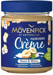 Bild zu Mövenpick Haselnuss Crème Nuss & Milch, Premium Nuss-Brotaufstrich, 300g für 3,41€ (Vergleich: 4,49€)