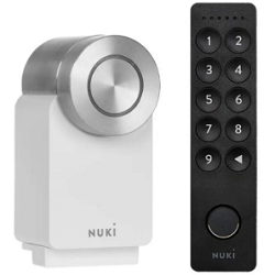 Bild zu Elektronisches Türschloss Nuki Smart Lock Pro (4. Gen) mit Nuki Keypad 2.0 für 374,95€ (Vergleich: 420,99€)