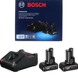 Bild zu Bosch Professional 12V System Akku Starter-Set (2x GBA 12V 6.0 Ah Akku + Schnellladegerät) für 116,80€ (VG: 134,95€)