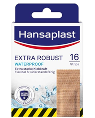 Bild zu Hansaplast Extra Robust Waterproof Textil-Pflaster (16 Strips) für 2,33€ (Vergleich: 3,29€)