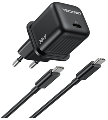Bild zu TECKNET 30W USB C Ladegerät mit 2m Ladekabel für 9,98€