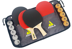 Bild zu Joola Tischtennis-Set Family (4 Tischtennisschläger, 10 Tischtennisbälle, Tasche) für 14,99€ (Vergleich: 20,70€)