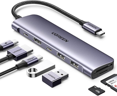 Bild zu UGREEN Revodok USB C Hub mit 4K HDMI, PD100W, USB-C/2USB-A 5Gbps Ports, SD/TF Kartenleser, USB C Adapter für 19,98€
