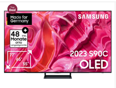 Bild zu Samsung GQ77S90CAT OLED-Fernseher (195 cm/77 Zoll, Smart-TV) für 1.678,95€ (Vergleich: 2.599€)