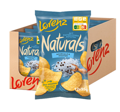 Bild zu [Spar Abo] 12er Pack Lorenz Snack World Naturals Meersalz und Pfeffer Chips für 14,30€ (Vergleich: 23,88€)