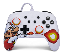 Bild zu PowerA Nintendo Switch Enhanced Wired Controller Fireball Mario für 15,99€ (Vergleich: 27,45€)
