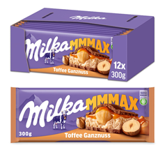 Bild zu Milka Toffee Ganznuss (12 x 300g) für 24,64€ (Vergleich: 41,40€)