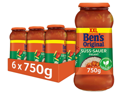 Bild zu [Spar Abo] Ben’s Original Sauce XXL Süß-Sauer Pikant, 6 Gläser (6 x 750g) für 17,38€ (Vergleich: 22,14€)