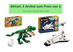 Bild zu [vorbei] Amazon: 3 für 2 Aktion auf ausgewählte Lego Artikel