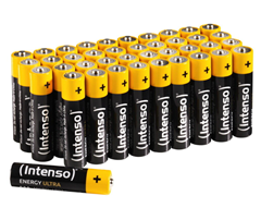 Bild zu [beendet] 40er Pack Intenso Energy Ultra AAA Micro LR03 Alkaline Batterien für 6,99€ (Vergleich: 9,49€)